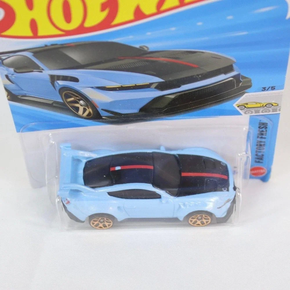 Hot Wheels Light Blue Ford Mustang GTD Toy Car - NEW